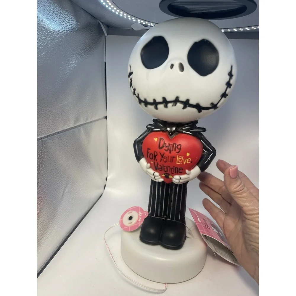 Jack Skellington 14" Valentine‎ Blow Mold Nightmare Before Christmas NEW - Picture 6 of 14
